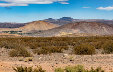 Landscape shot of the Argentinian Pampa in the Province Neuquén - Traveling South America