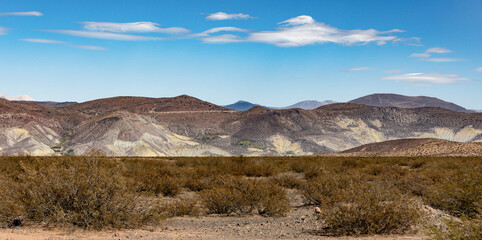 Landscape shot of the Argentinian Pampa in the Province Neuquén - Traveling South America