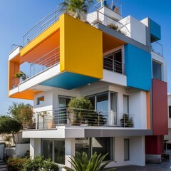 modern duplex house-- generative Ai
