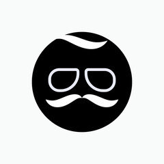 Grandpa Icon. The Elderly, Grandfather Symbol - Vector.     