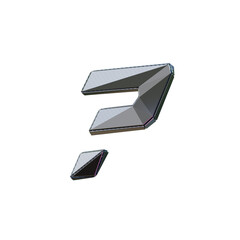 Sharp Future 3D Alphabet or PNG Letters
