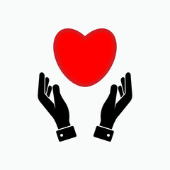 Grateful Icon. Appreciation Symbol - Vector Logo Template. 