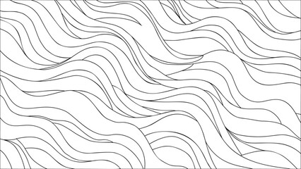 An Adult Coloring Page of An Abstract Background