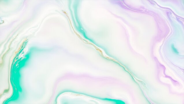 Fototapeta Colorful elegant pastel  marble painting design background, oil color art canvas paint fluid motion in water, generative ai, ai