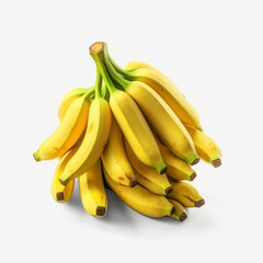 bananas isolated on white