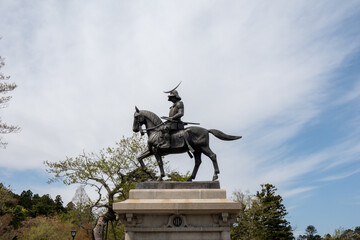 仙台城跡（青葉城址）「伊達政宗公騎馬像」 in 宮城県仙台市