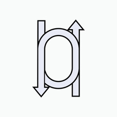 Loop Icon. Refresh Symbol - Vector.      