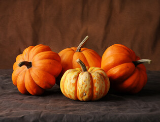 Pumpkins and Gourds 9 Digital Oil