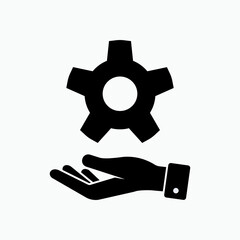 Management Icon. Managing Symbol - Vector.