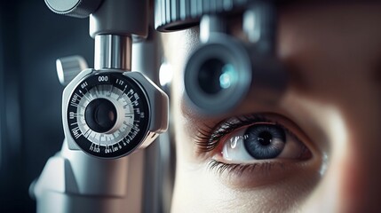 Clear Vision Ahead: Exploring Cataract Surgery and Vision Correction - obrazy, fototapety, plakaty
