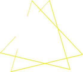 Triangles yellow frame.