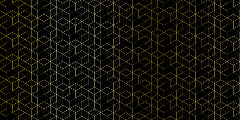 Abstract seamless pattern and geometric background with polygonal lines. Stylish texture