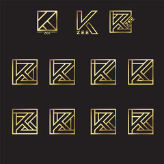 Kz letter logo 