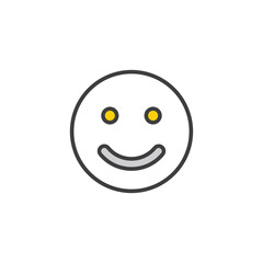 Emoji icon design with white background stock illustration