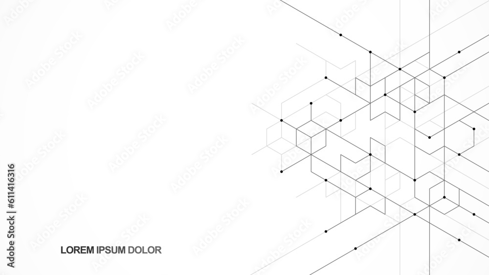 Poster creative idea of modern design with abstract geometric background. minimalistic vector texture with 