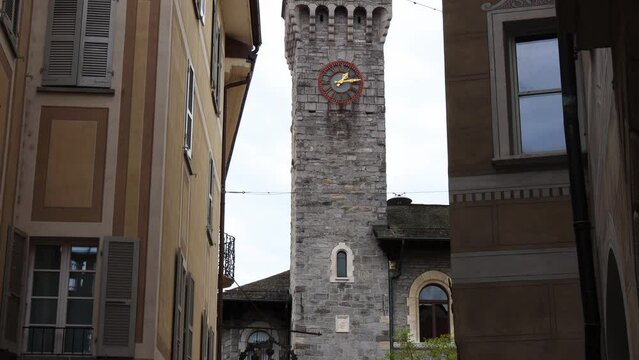 historic bellinzona city in switzerland 4k 30fps video