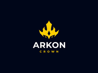 A Fire Crown Logo | Crown Logo | Crown | Arkon 