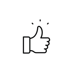 Like icon design with white background stock illustration