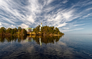 Russia. Karelia. Valaam Monastery. Travel and tourism - 611419776