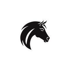 Obraz na płótnie Canvas Horse's head logo