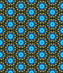 Multi color seamless abstract pattern. Background and backdrop. Multi Colored. Colorful ornamental design. Colored mosaic ornaments. Vector graphic illustration. EPS10.