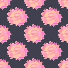 seamless pattern with flowers
