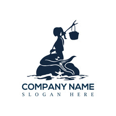 person riding a mermaids