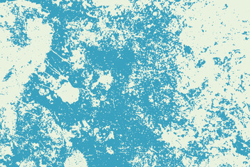 Blue Grunge Aged Background For Vintage Design