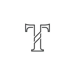 Letter t logo 