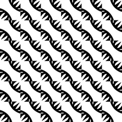 Seamless diagonal pattern. Repeat decorative design.Abstract texture for textile, fabric, wallpaper, wrapping paper. Black and white wallpaper.