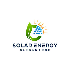 Solar Energy Logo Design Template 01
