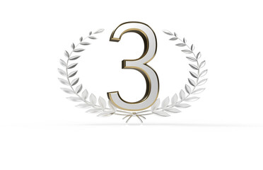 A Moment of Pride: Exquisite 3D Illustration Depicting Third Place Recognition