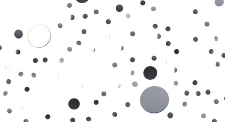  Sky confetti flying in the sky during Pride parade  - Silver Holographic PNG