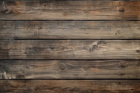 A wooden background with a brown wood texture that is made by wood. Generative AI