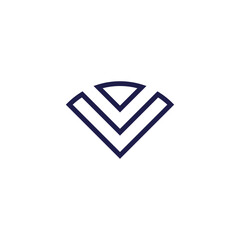 V logo