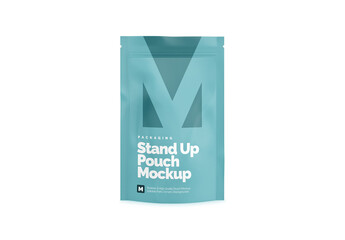 Matte Stand Up Pouch Mockup