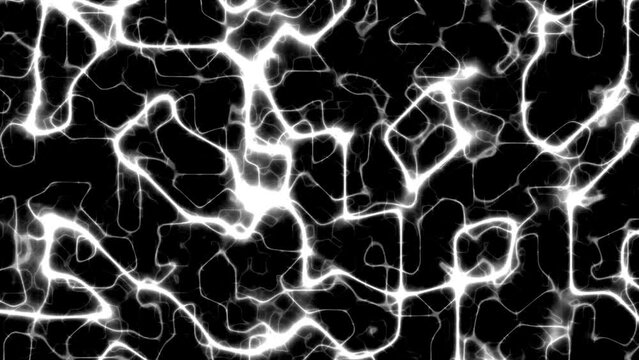Black and white wavy abstraction. The pattern is modified.