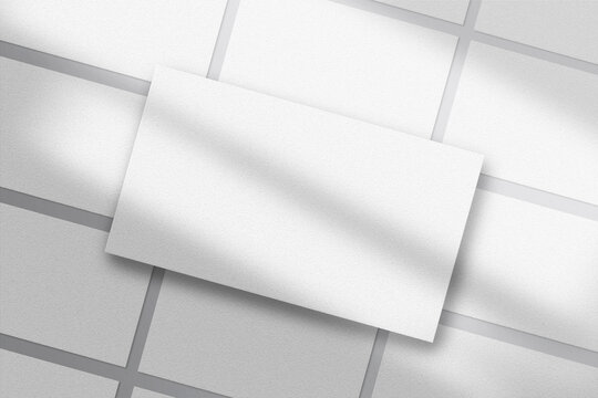 Modern business card mockup template with clipping path. Mock-up design for presentation branding, corporate identity, advertising, personal, stationery, graphic designers presentations. 3d Rendering.