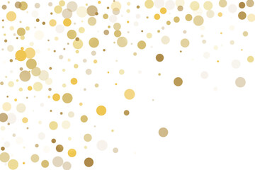 Gold glitter confetti, great design for any purpose. Party decor.