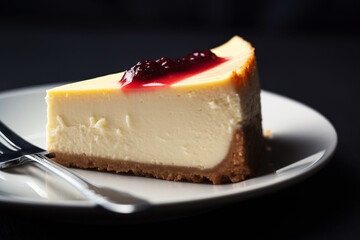 Ai generated illustration temptation cheese cake