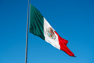 Big Mexican Flag in Ensenada - Mexico