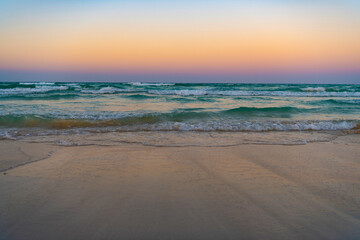 Fototapeta premium bora bora nature sunrise with sea. nature sunrise seascape. photo of nature sunrise.