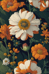 Vintage flower - Patterns/patrones