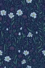 Flores Silvestres - Patterns/patrones