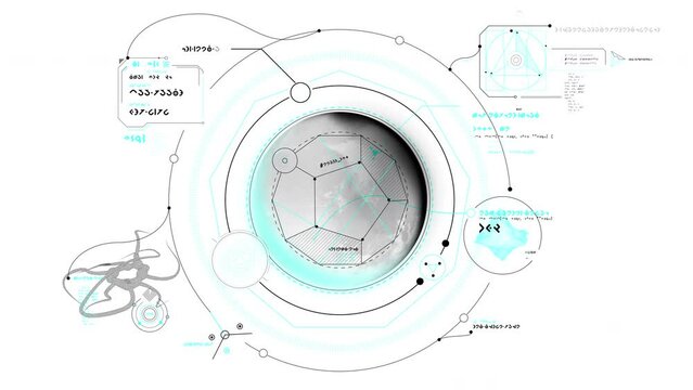 Exploration of the planet by aliens infographics.