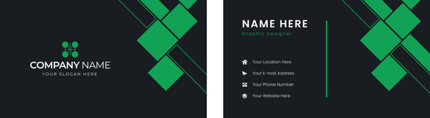 Corporate Minimalist Business Card Design