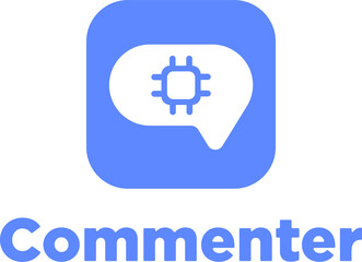 Logo for AI App 'Commenter' / Branding