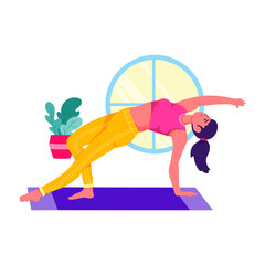 Fototapeta premium Stretching Sideward