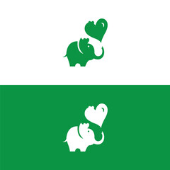elephant vector logo.Elephant illustrations,Elephant icon.