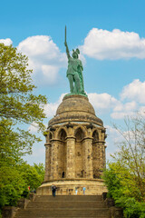 Statue of Hermann Teutoburg Forest (Teutoburger Wald) Detmold North Rhine-Westphalia Germany